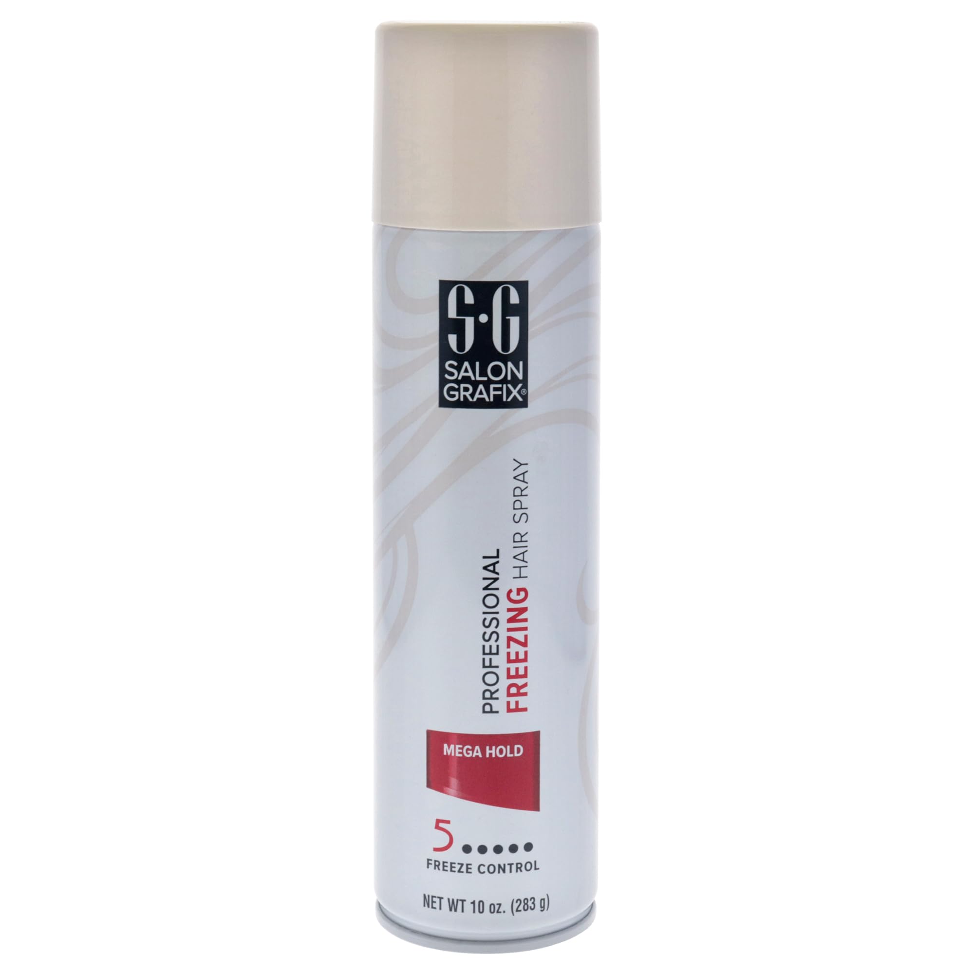 Salon Grafix Freezing Hair Spray bottle showcasing quick-drying hold for busy mornings.