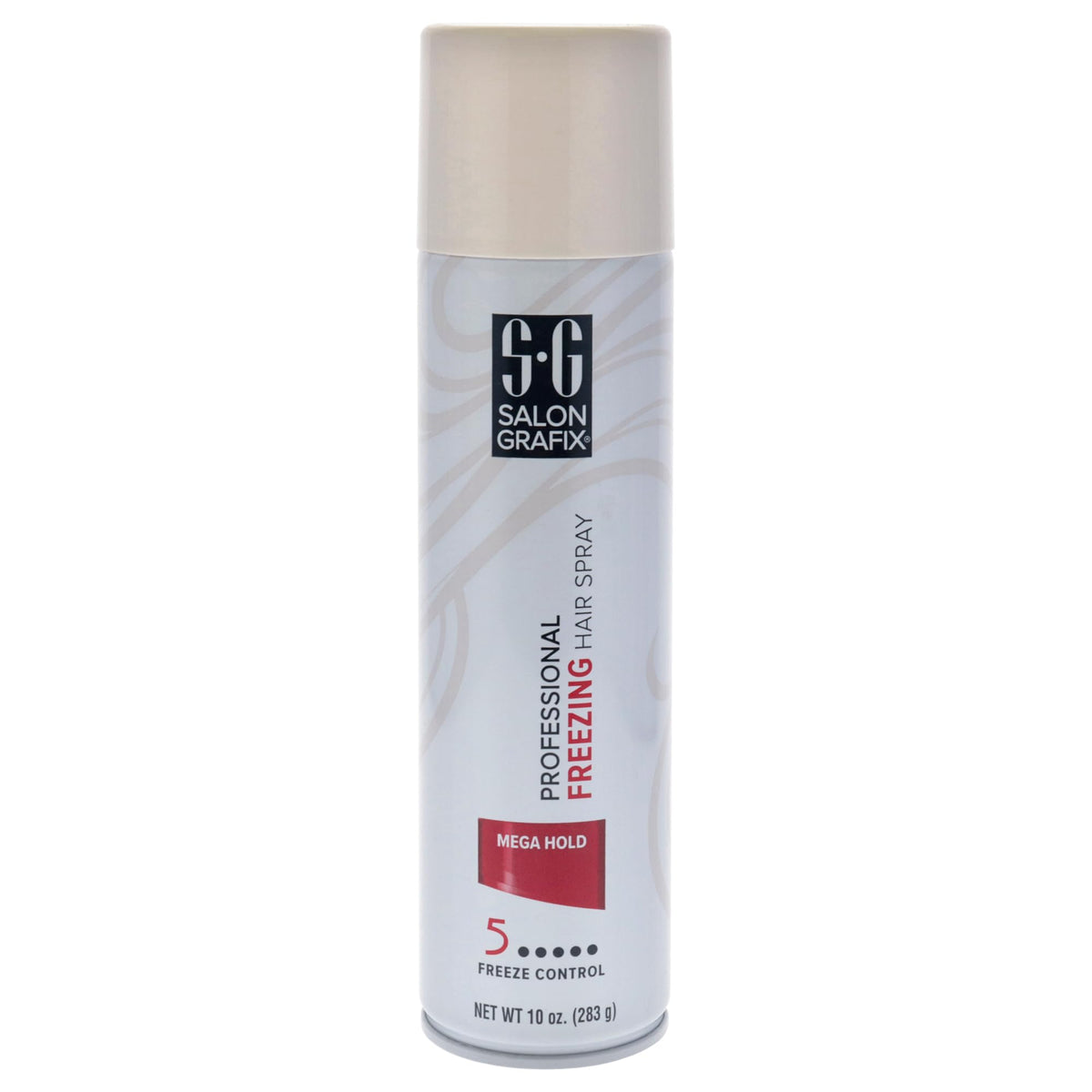 Salon Grafix Freezing Hair Spray bottle showcasing quick-drying hold for busy mornings.