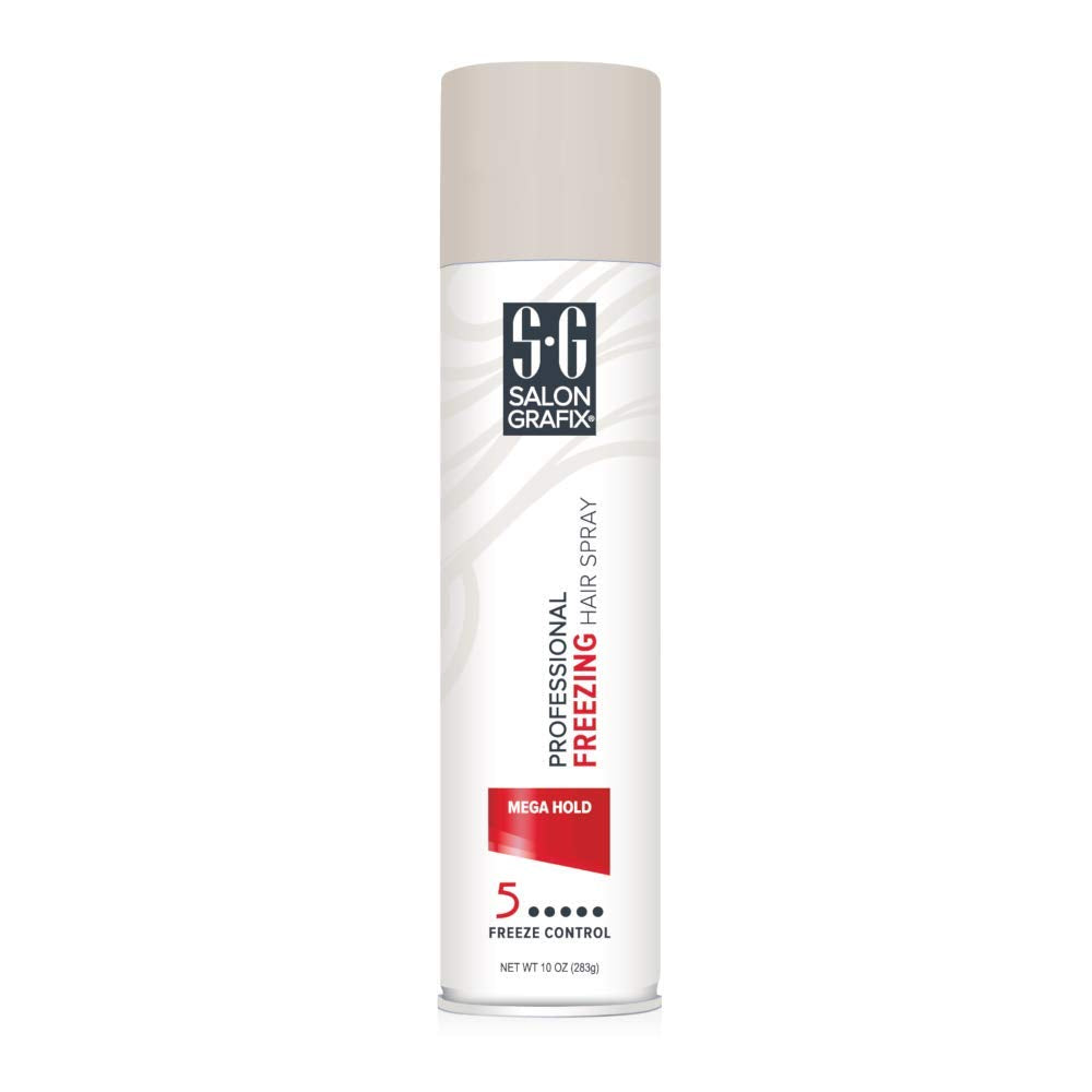 Salon Grafix Freezing Mega Hold Hair Spray 2-pack bottles offer reliable, all-day hold