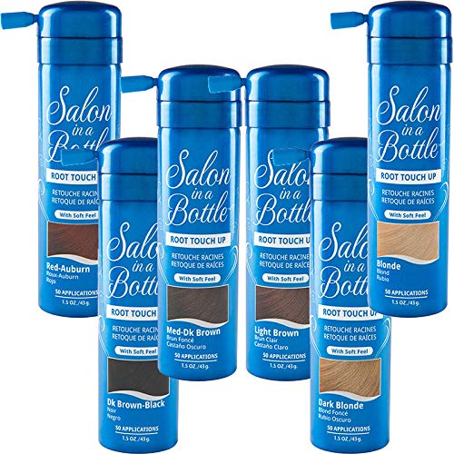 Salon in a Bottle on-the-go touch-up enables quick color refresh.
