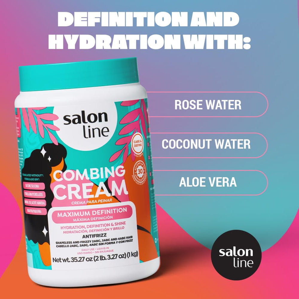 Salon Line Maximum Definition rose water hydration closeup highlighting moisturizing benefits.