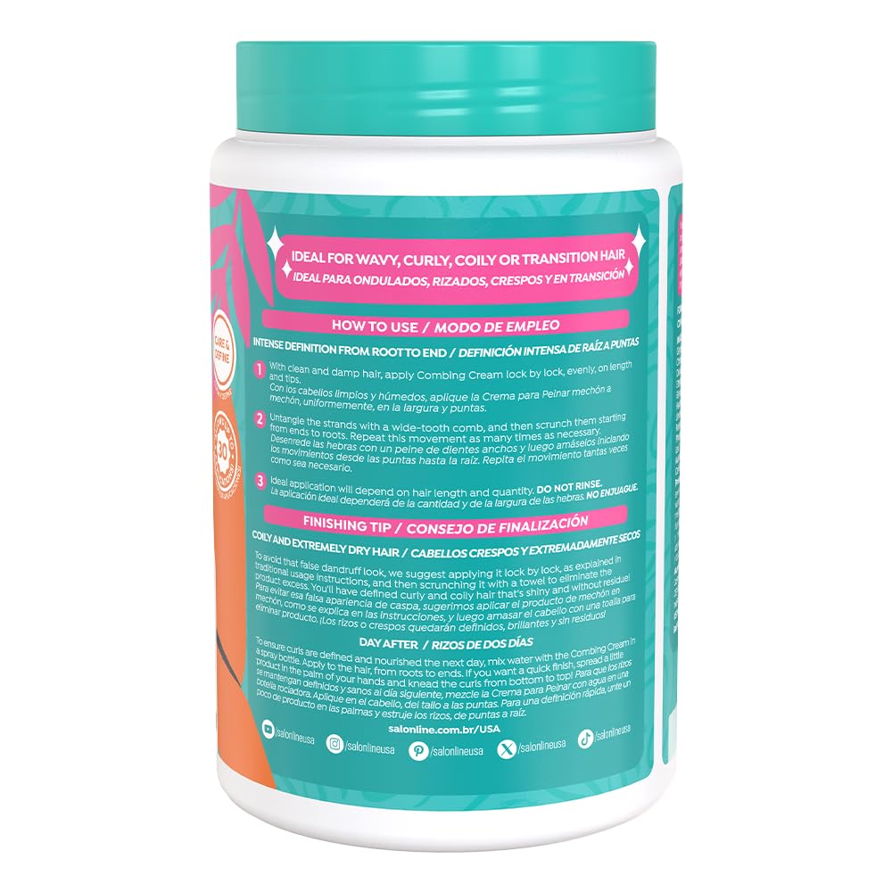 Salon Line Maximum Definition luminous shine finish closeup.