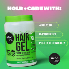 Salon Line PROFIX technology badge suggests deep definition and frizz control.