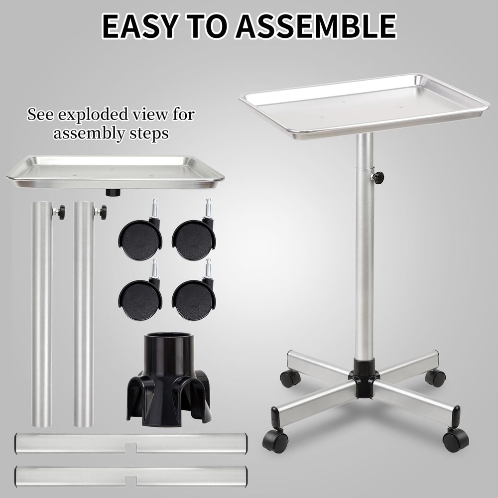 Salon Señor Swivel wheels enable smooth movement between stations for efficient workflow