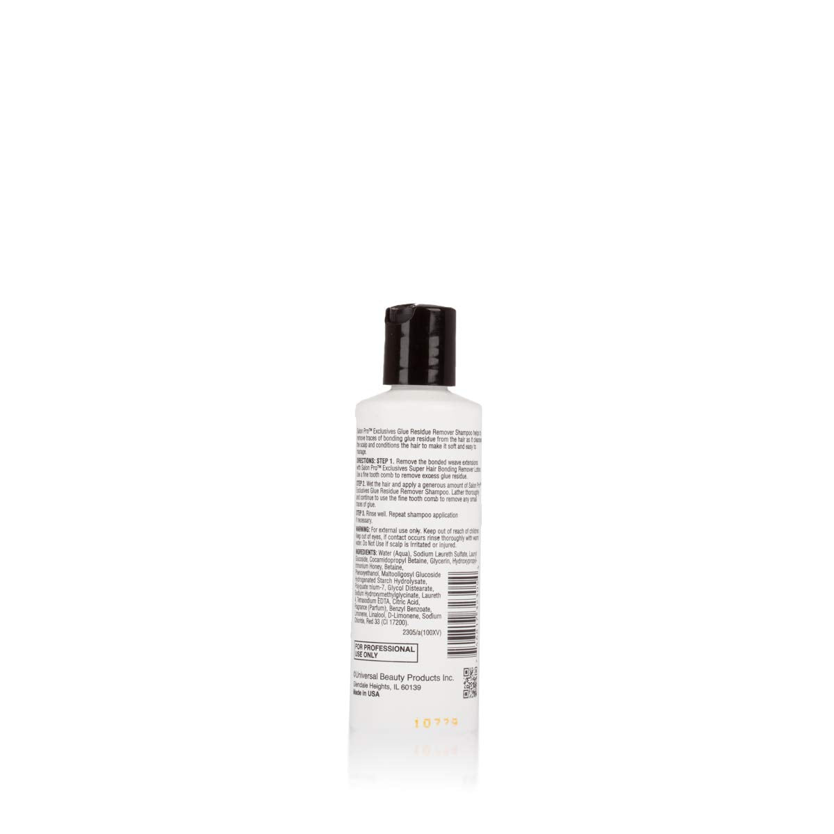 SalonPro Glue Residue Remover Shampoo rich lather close-up for deep cleansing after adhesive removal