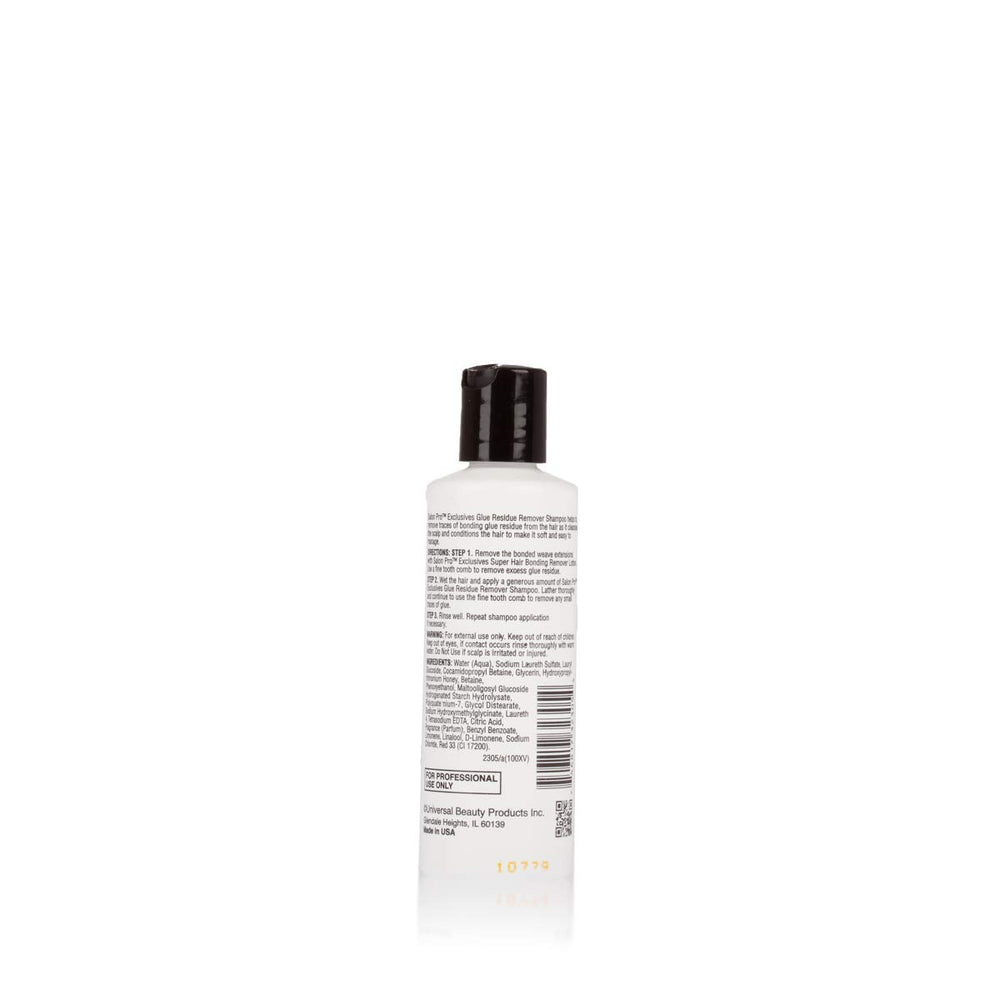 SalonPro Glue Residue Remover Shampoo rich lather close-up for deep cleansing after adhesive removal