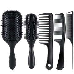 SALON SILK 5PCS paddle brush for smooth detangling without snagging