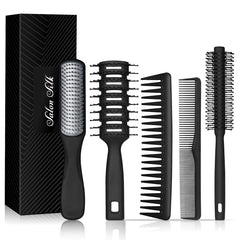SalonSilk hair brush with vented handle speeds air-drying and styling