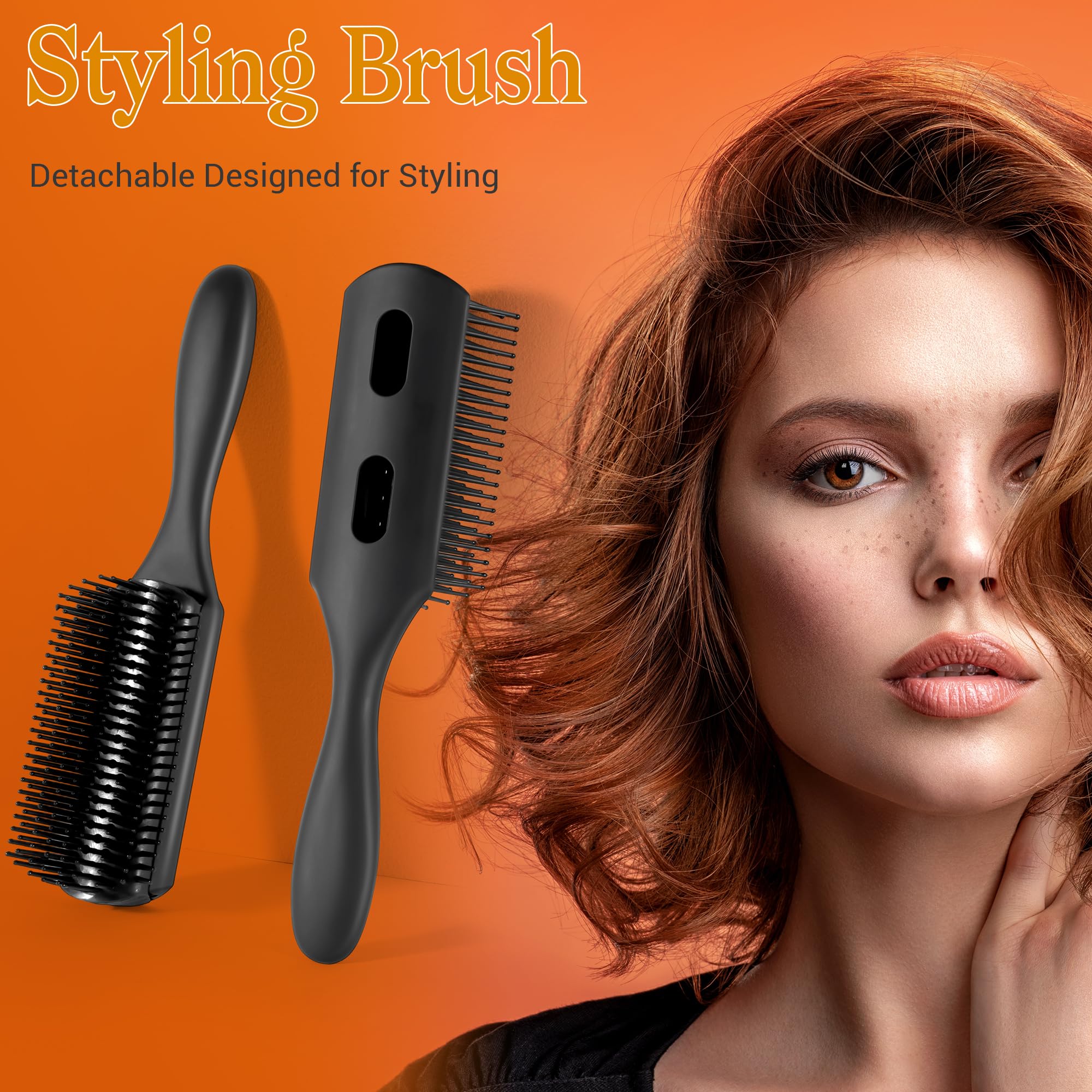 SALON SILK rat-tail parting comb for precise sectioning