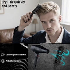 SalonSilk styling comb with smooth edges for precise parting and application
