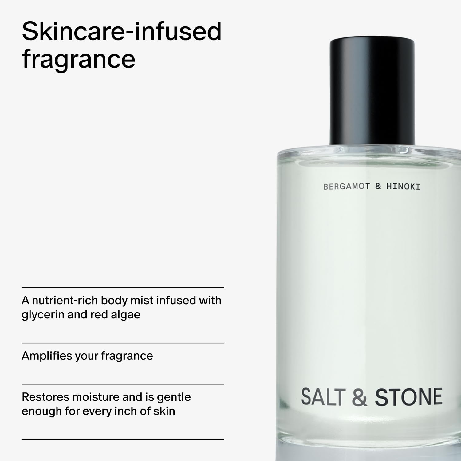 Salt & Stone Body Mist vegan cruelty-free formula ideal for clean beauty routines.