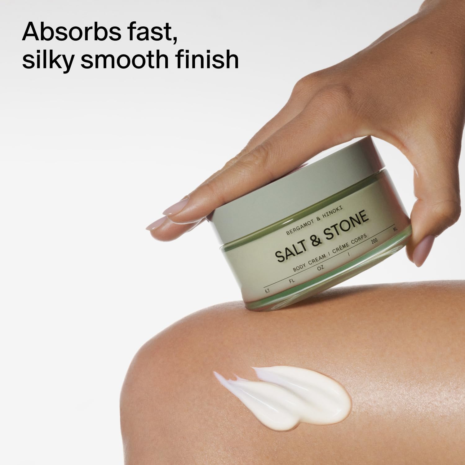 Salt & Stone vegan cruelty-free label on product jar