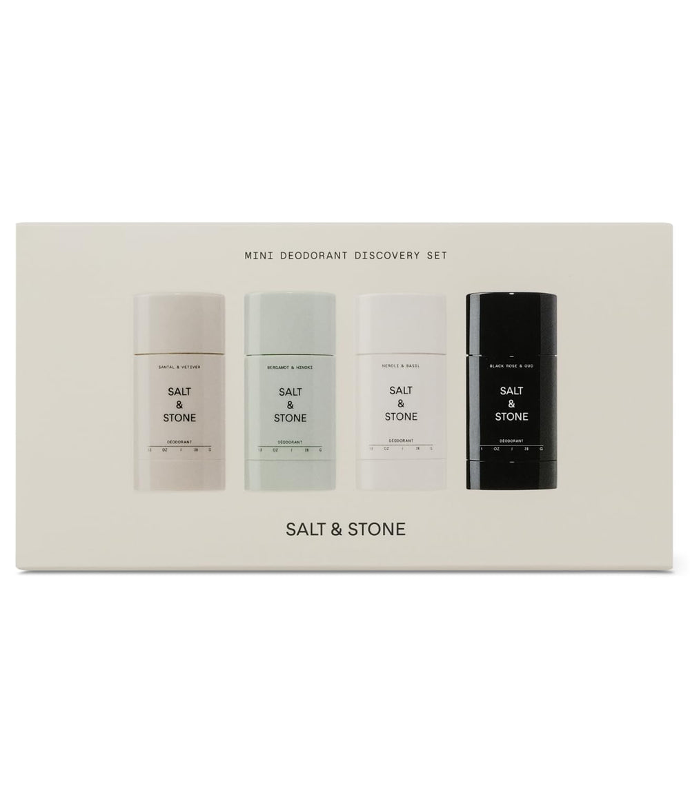 Salt & Stone cruelty-free certification shown with vegan ingredients.