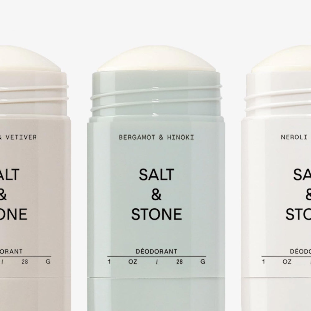 Salt & Stone prebiotics help neutralize odor while maintaining skin balance.