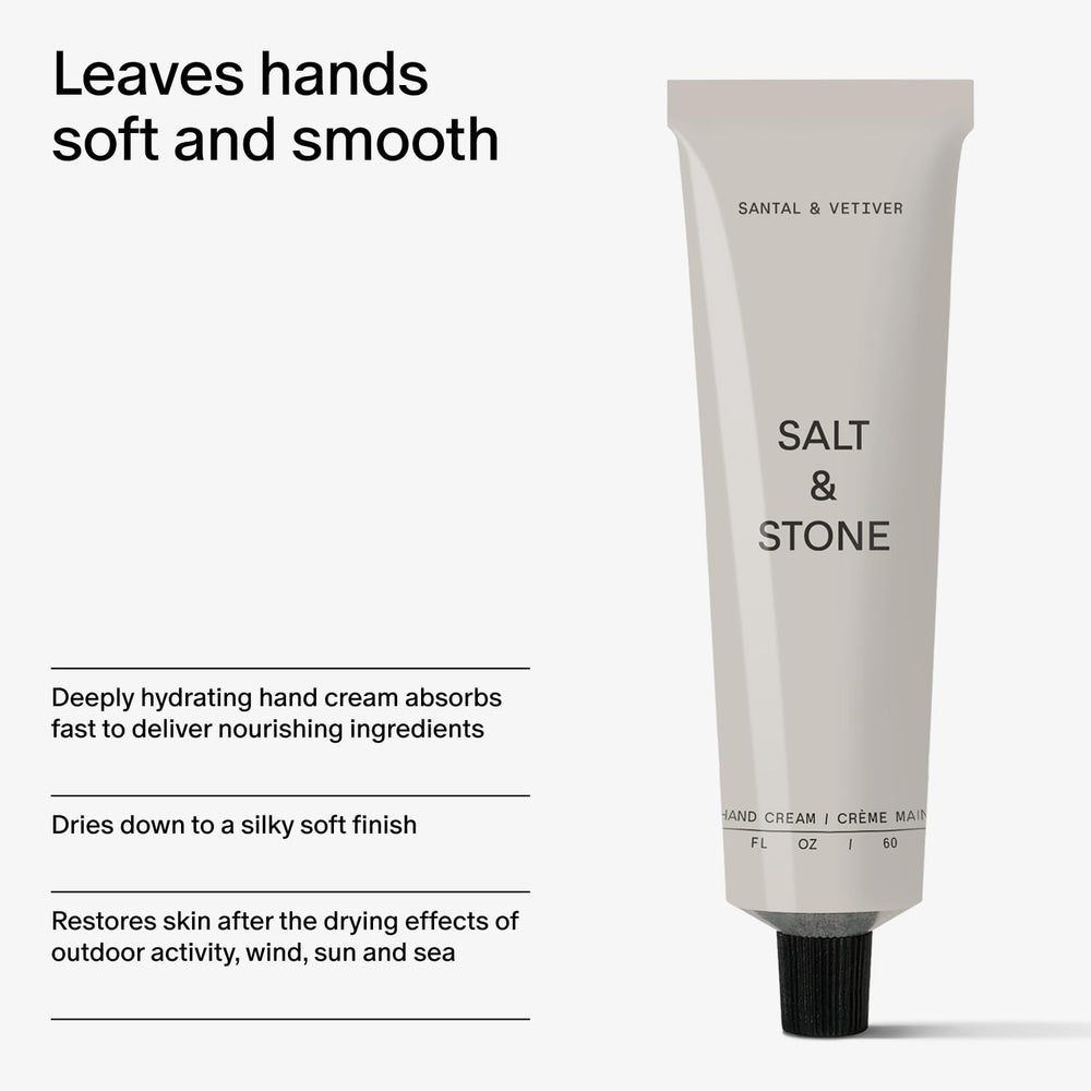 Salt & Stone unisex packaging suitable for shared spaces