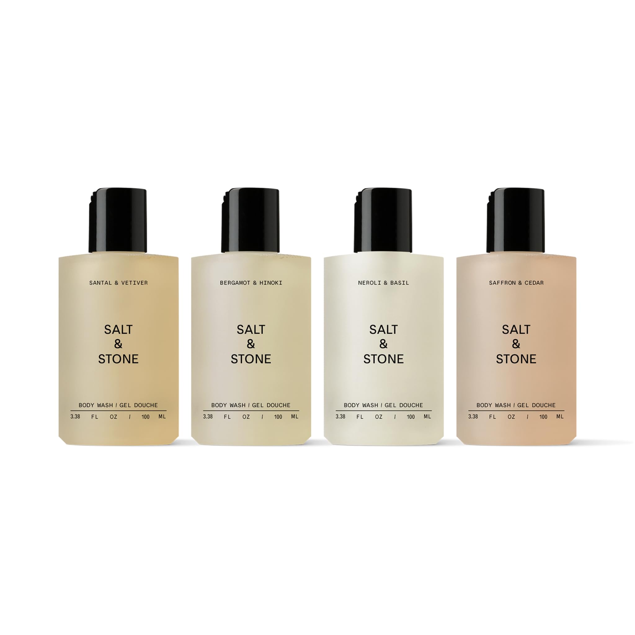 Salt & Stone mini discovery set packaging for travel-friendly cleansing.
