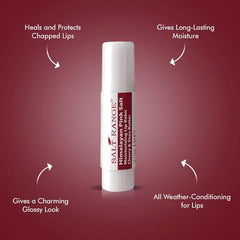 Salt Range natural-solution lip balm cherry extract softens lips with gentle plump.