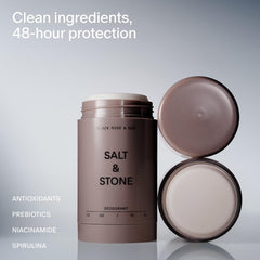 Salt & Stone deodorant application glide for smooth transfer-free wear