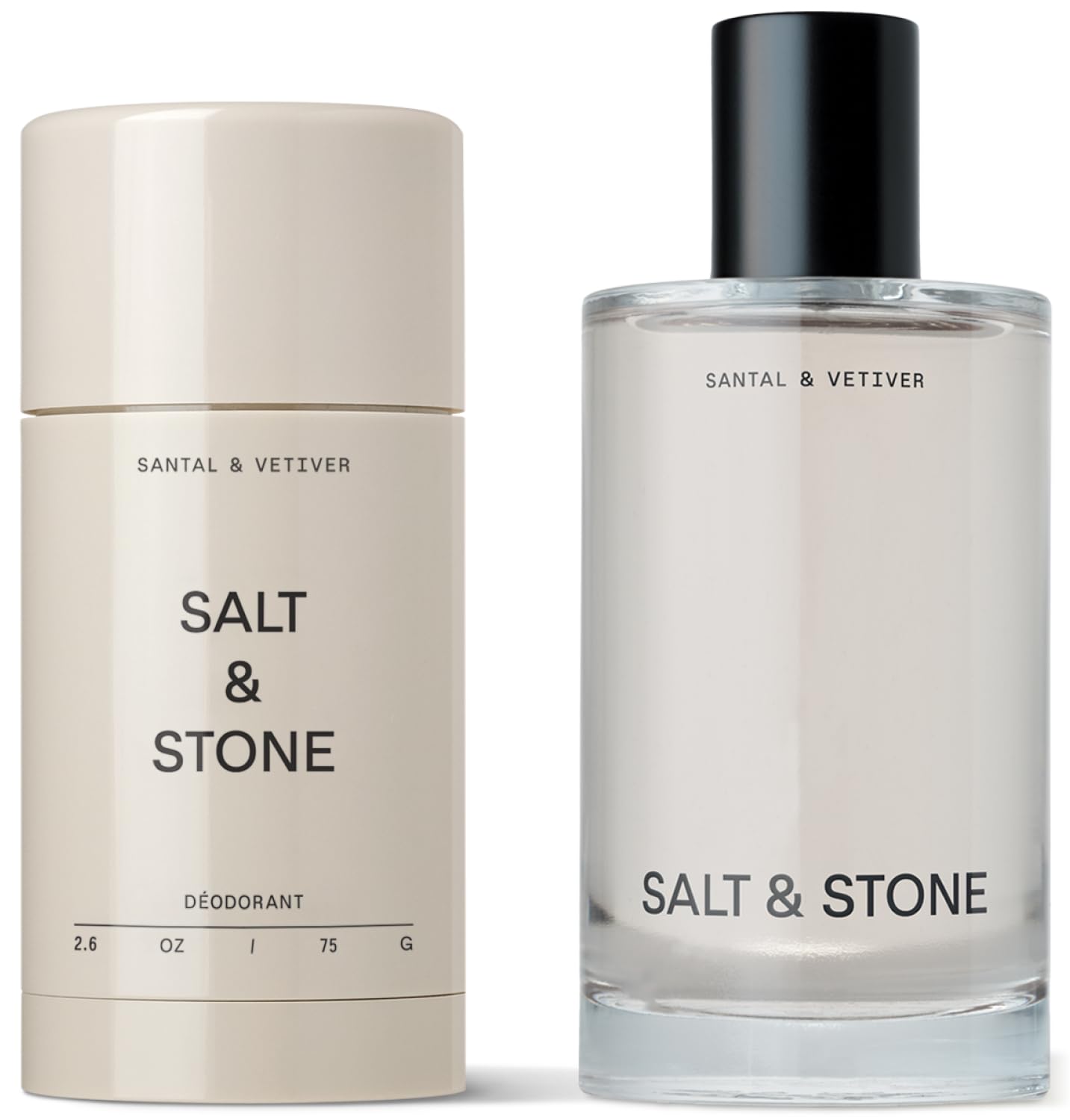 Salt & Stone deodorant Santal stick provides aluminum-free protection for daily wear.