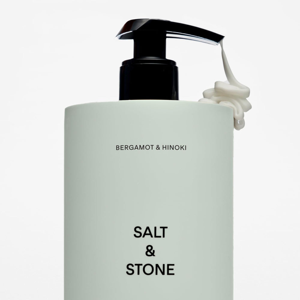 Salt & Stone vegan and cruelty-free label underscores clean ingredients.