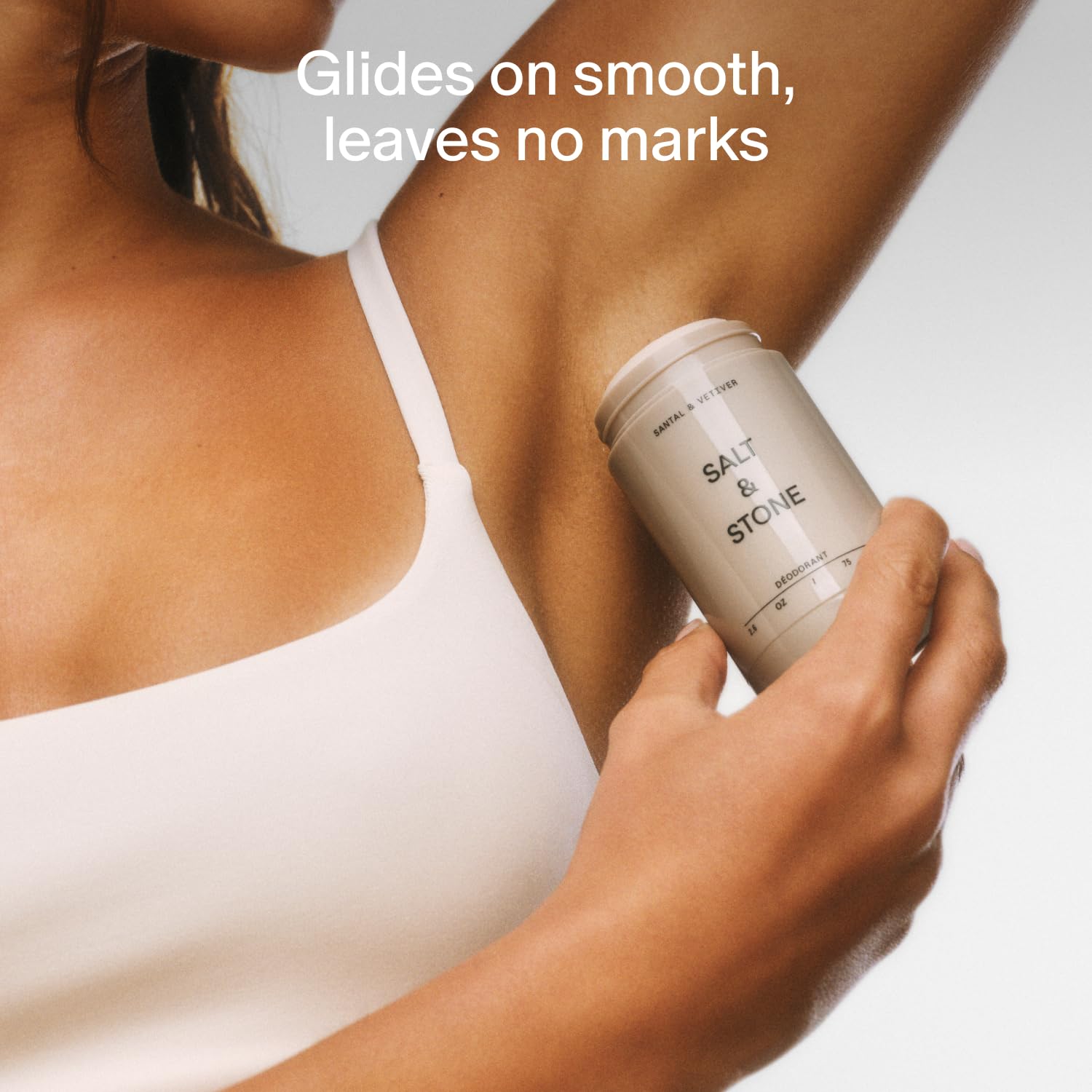 Salt and Stone packaging highlights aluminum-free formula