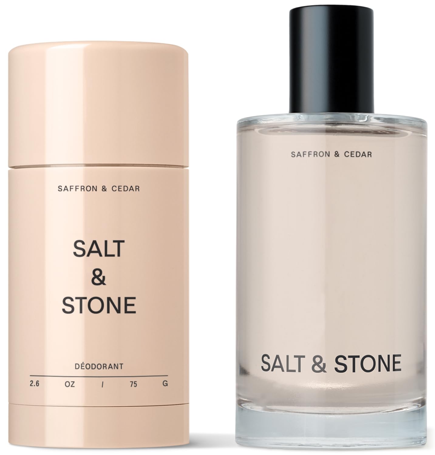 Salt & Stone Signature Scent Duo packaging featuring four deodorants for daily rotation and lasting freshness.