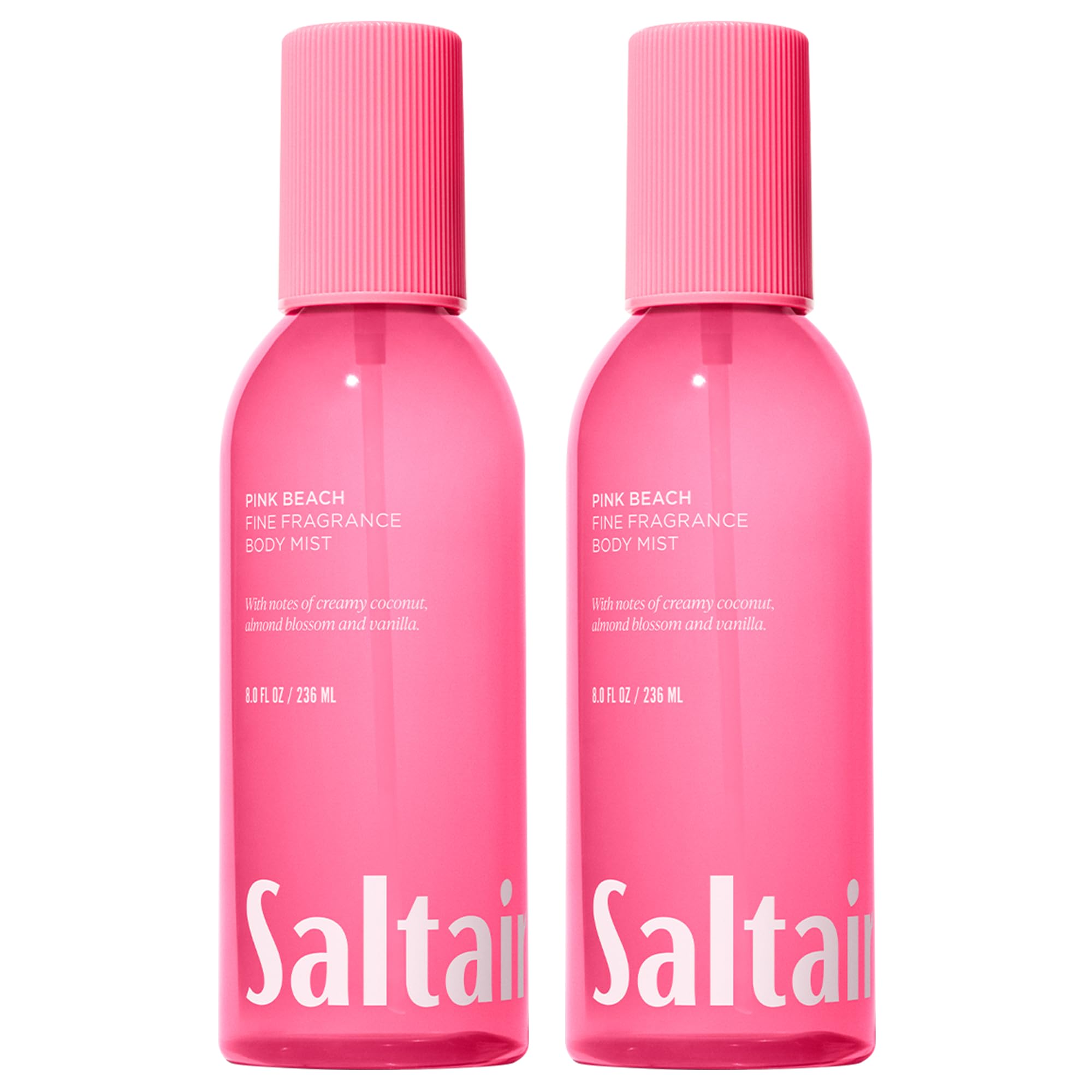 Saltair Body Mist Pink Beach bottle ready for a light, lingering fragrance refresh.