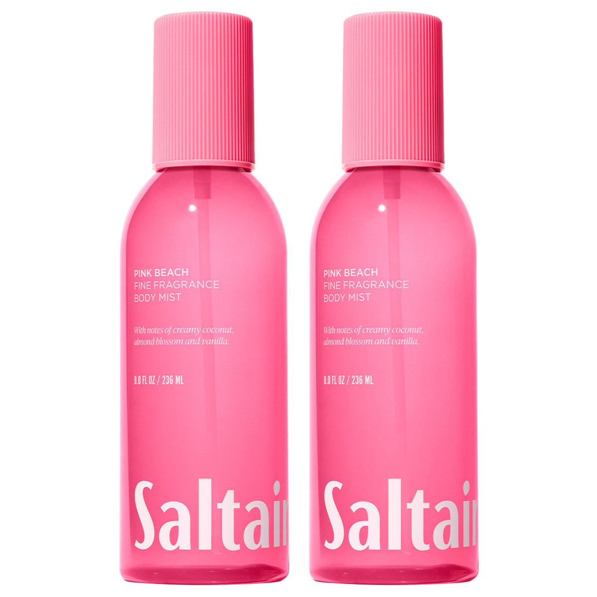 Saltair Body Mist Pink Beach bottle ready for a light, lingering fragrance refresh.