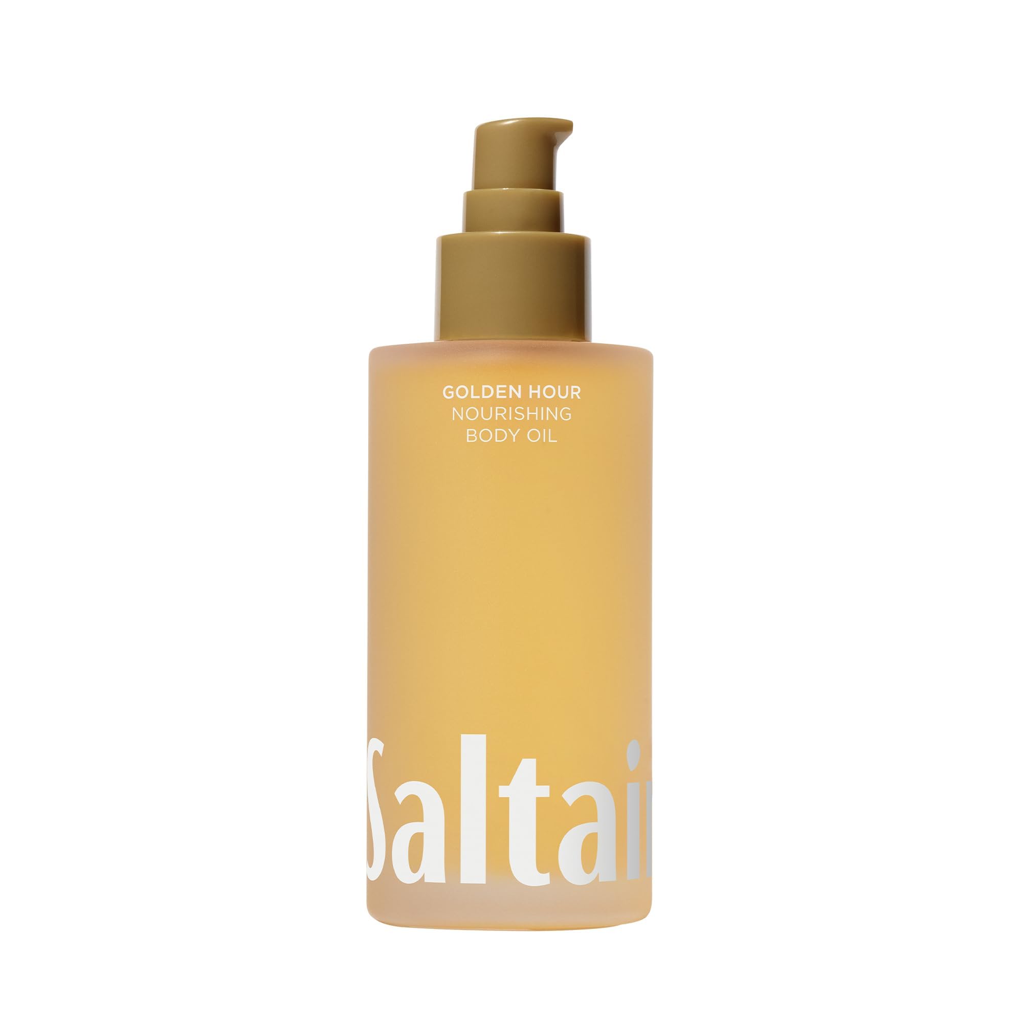 Saltair Body Oil bottle with pump for easy, non-greasy hydration.