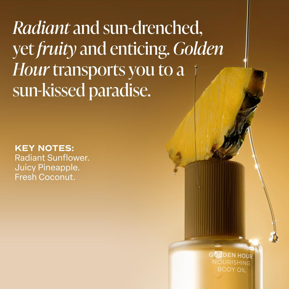 Saltair Body Oil ingredients kukui moringa squalane close-up highlight benefits.