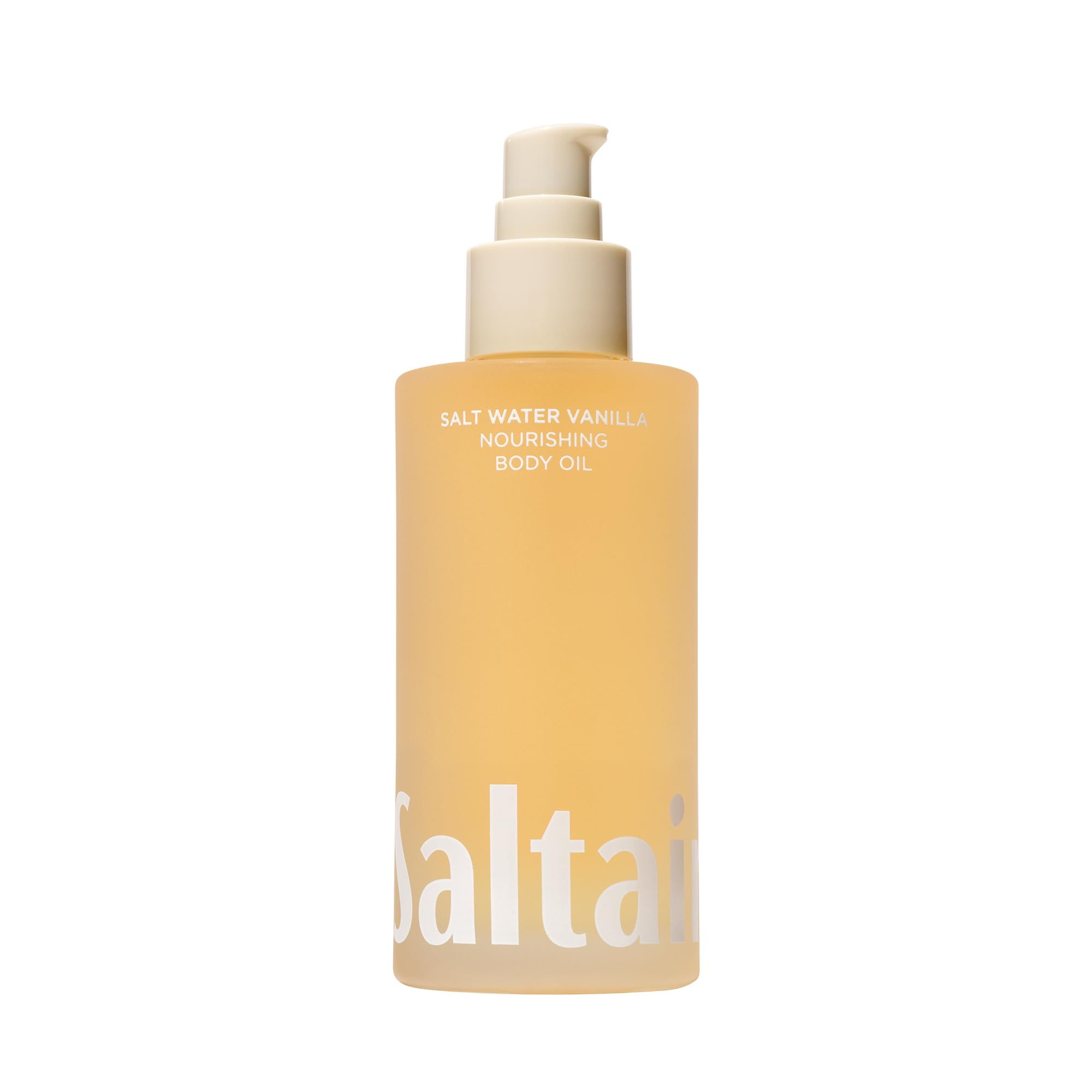 Saltair Body Oil pump bottle for luxurious post-shower hydration.