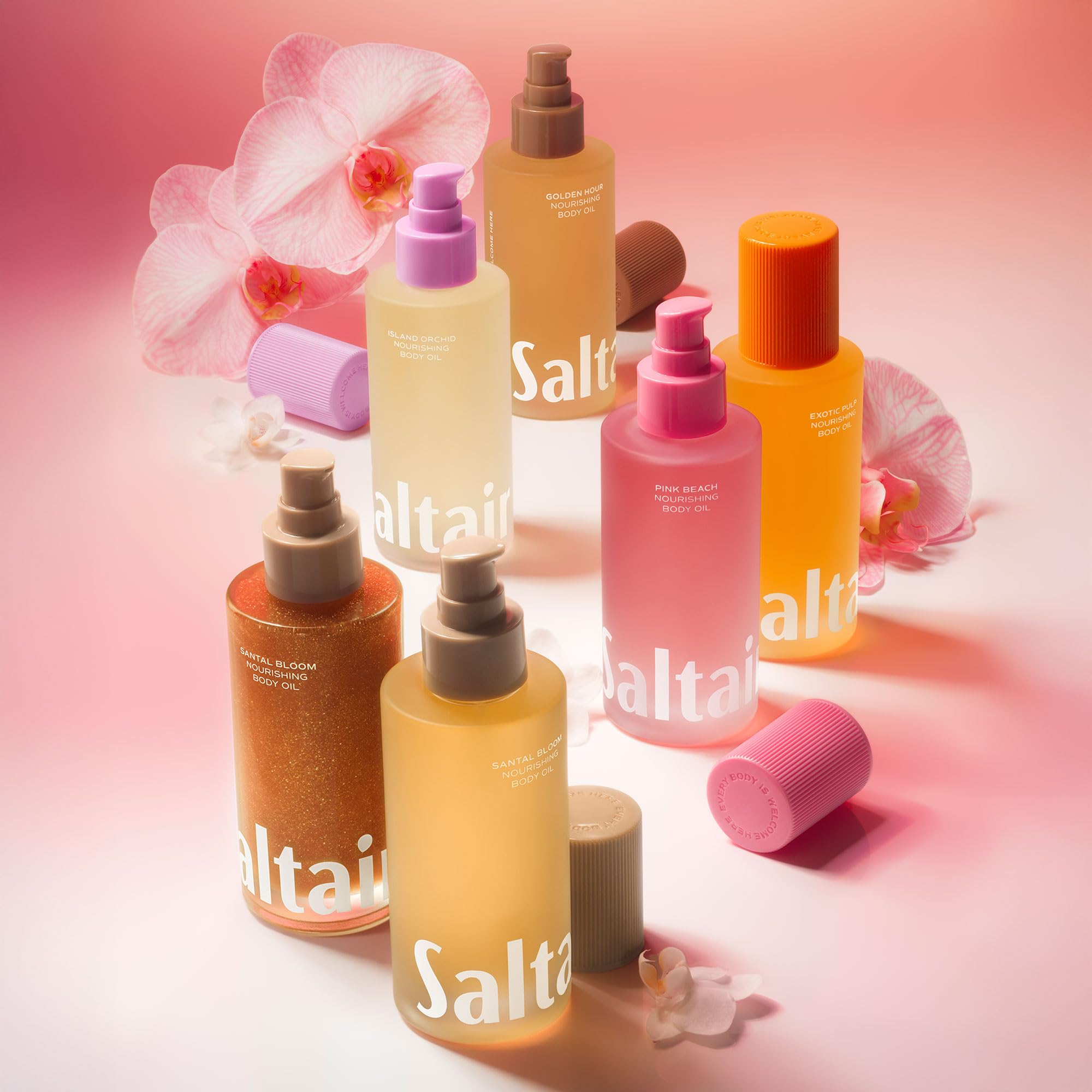 Saltair Body Oil's lightweight texture enables layering with moisturizer.