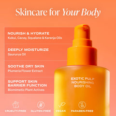 Texture demonstrates fast absorption into still-damp skin