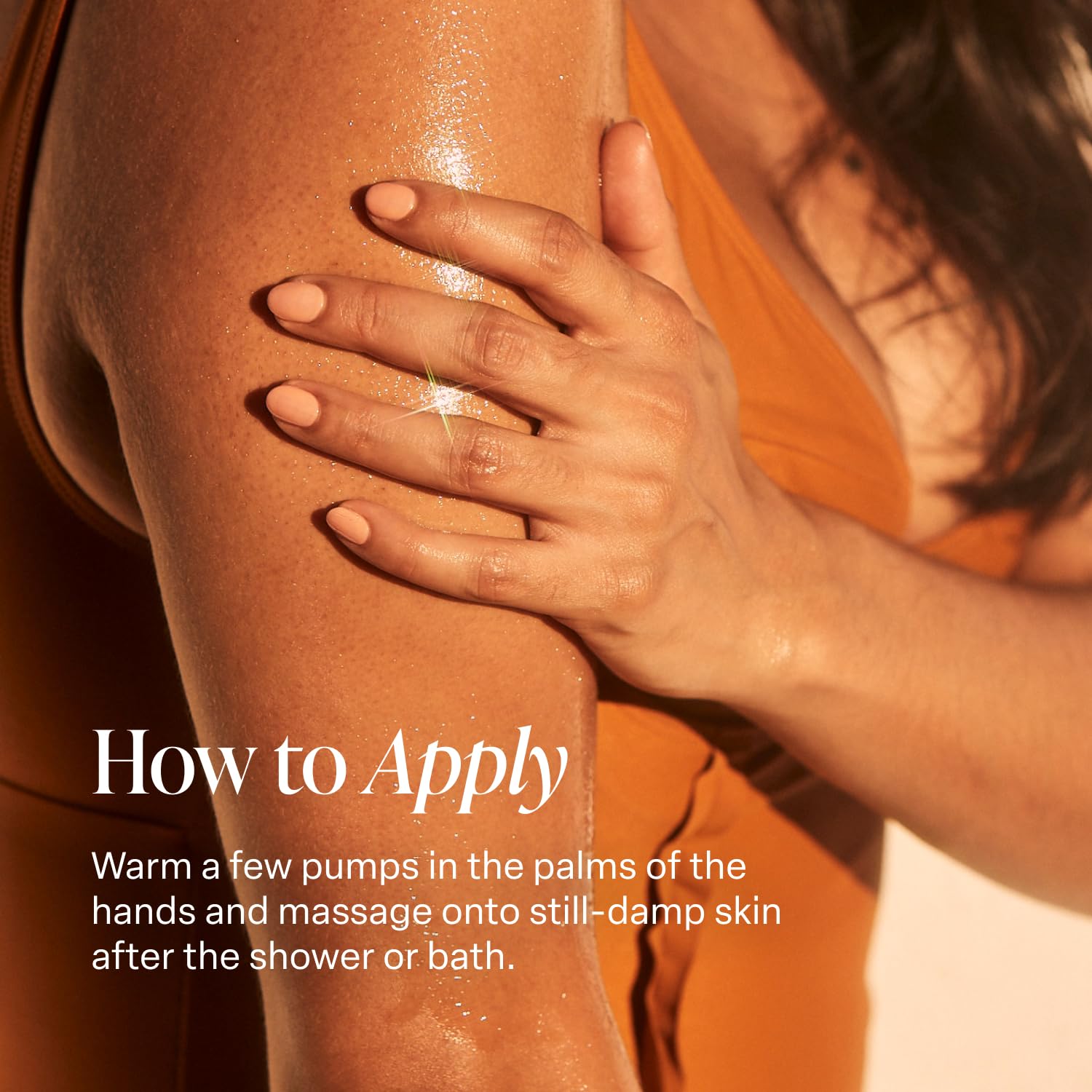 Saltair Body Oil texture close-up emphasizes silky feel without stickiness.
