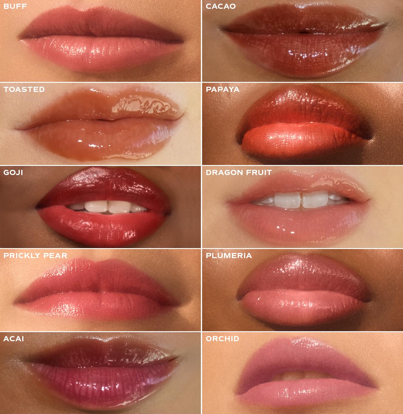 Saltair coconut-vanilla lip oil highlights tropical flavor for lips.