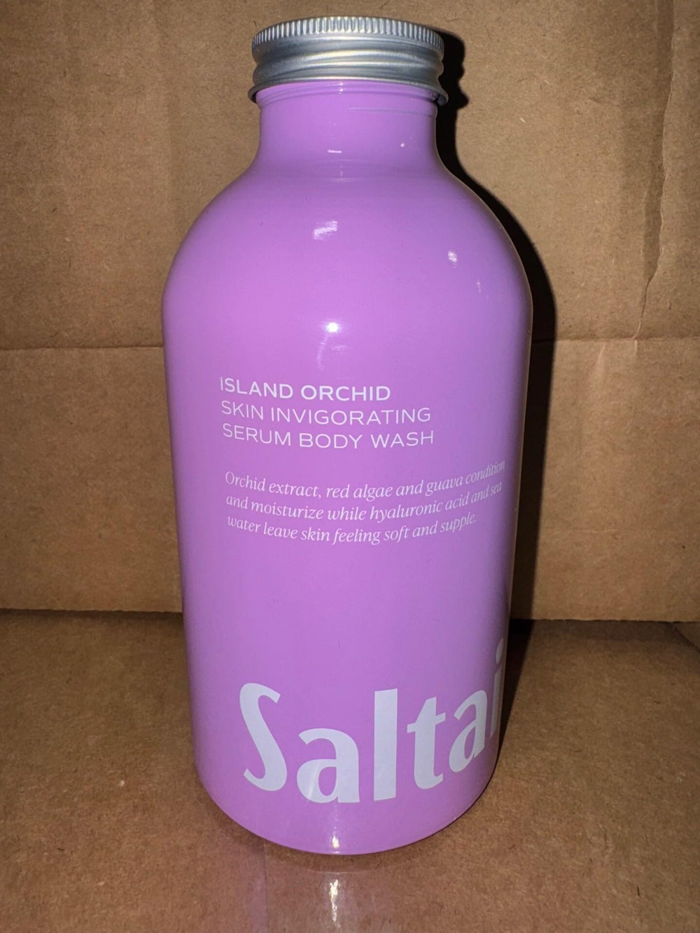 Saltair cruelty-free vegan label on packaging.