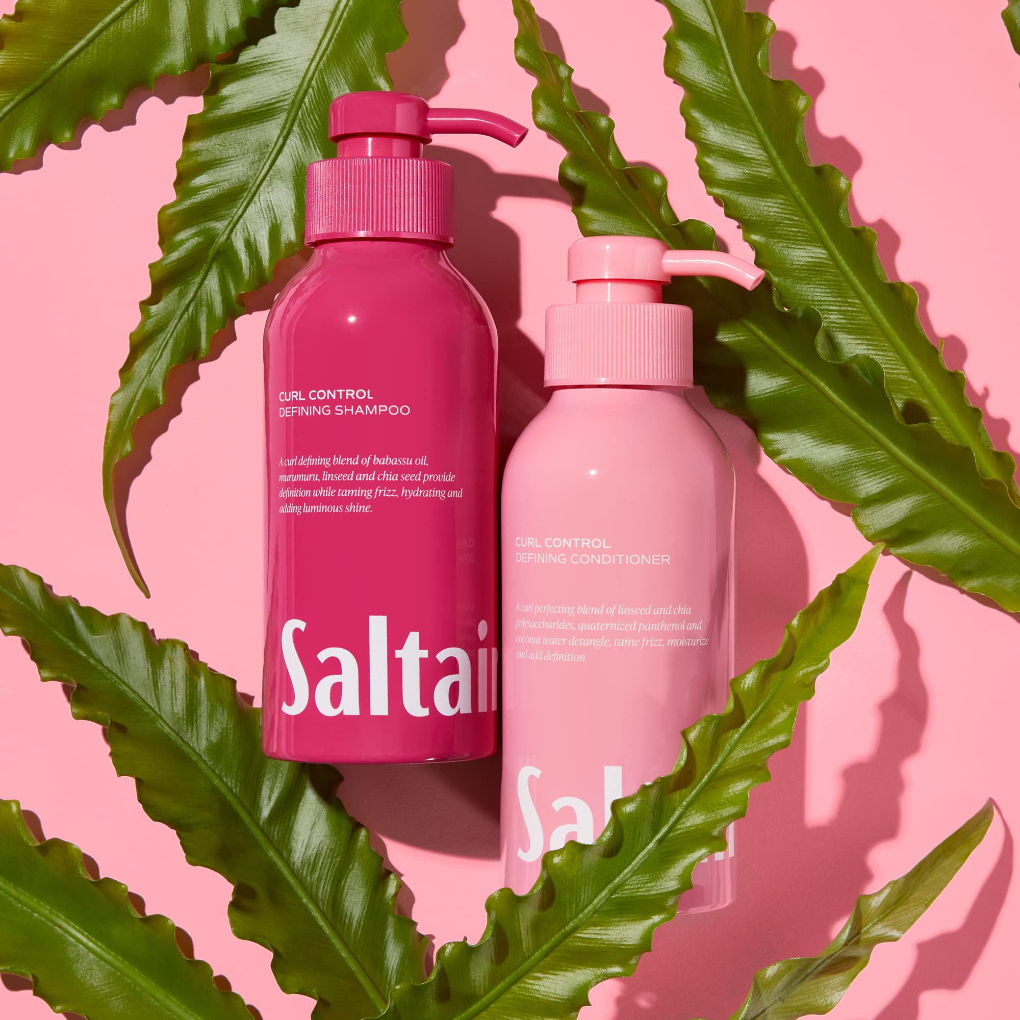 Saltair Curl Control set on a daily home curling routine display.