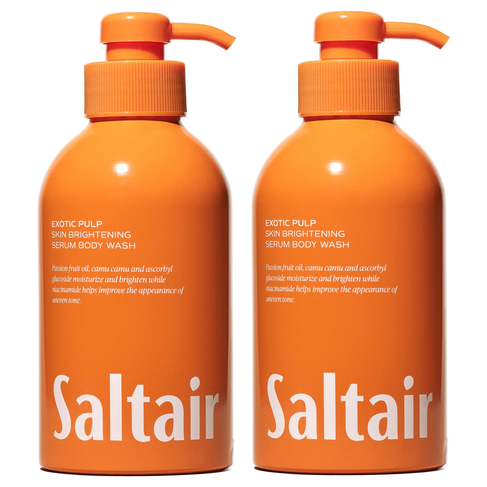 Saltair Exotic Pulp bottle pump 2-pack for convenient, moisturizing daily cleansing.
