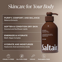 Saltair Hyaluronic Acid formula promotes hydrated, supple skin