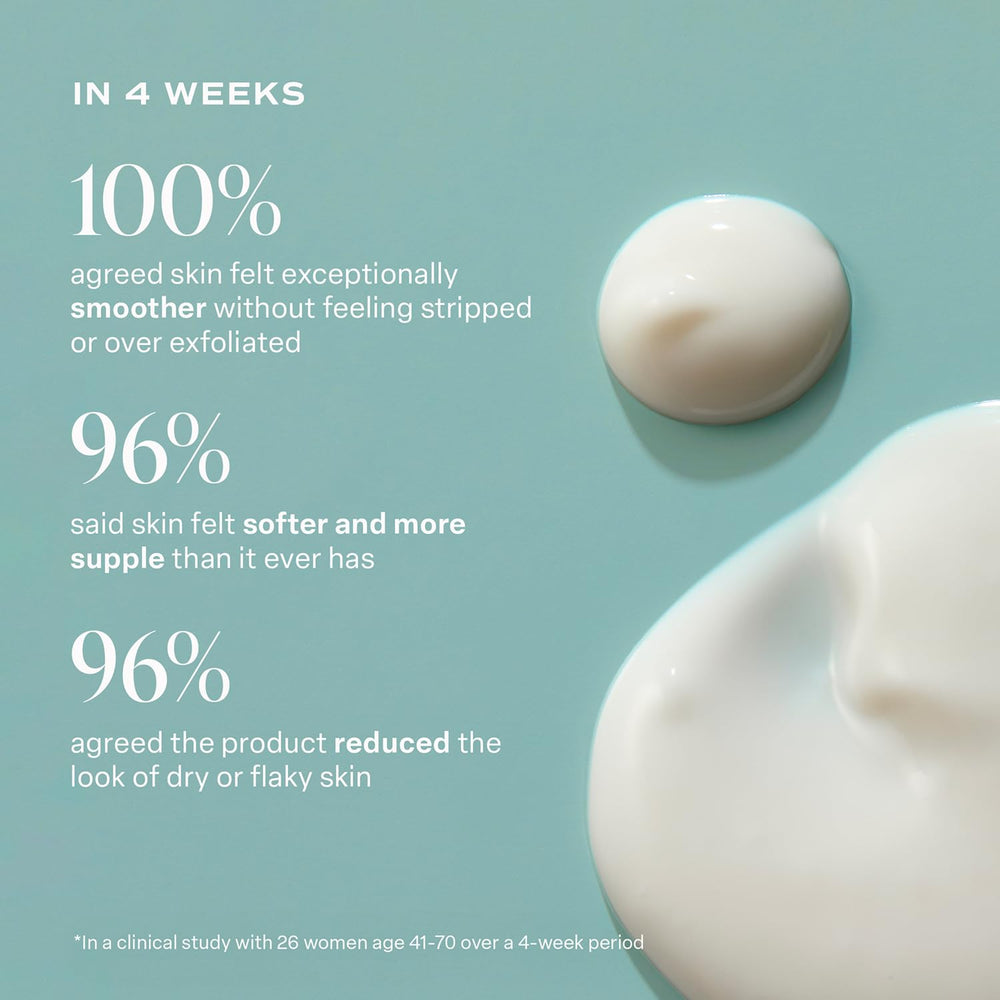Saltair KP Body Milk ingredients highlight pear enzymes for gentle resurfacing.