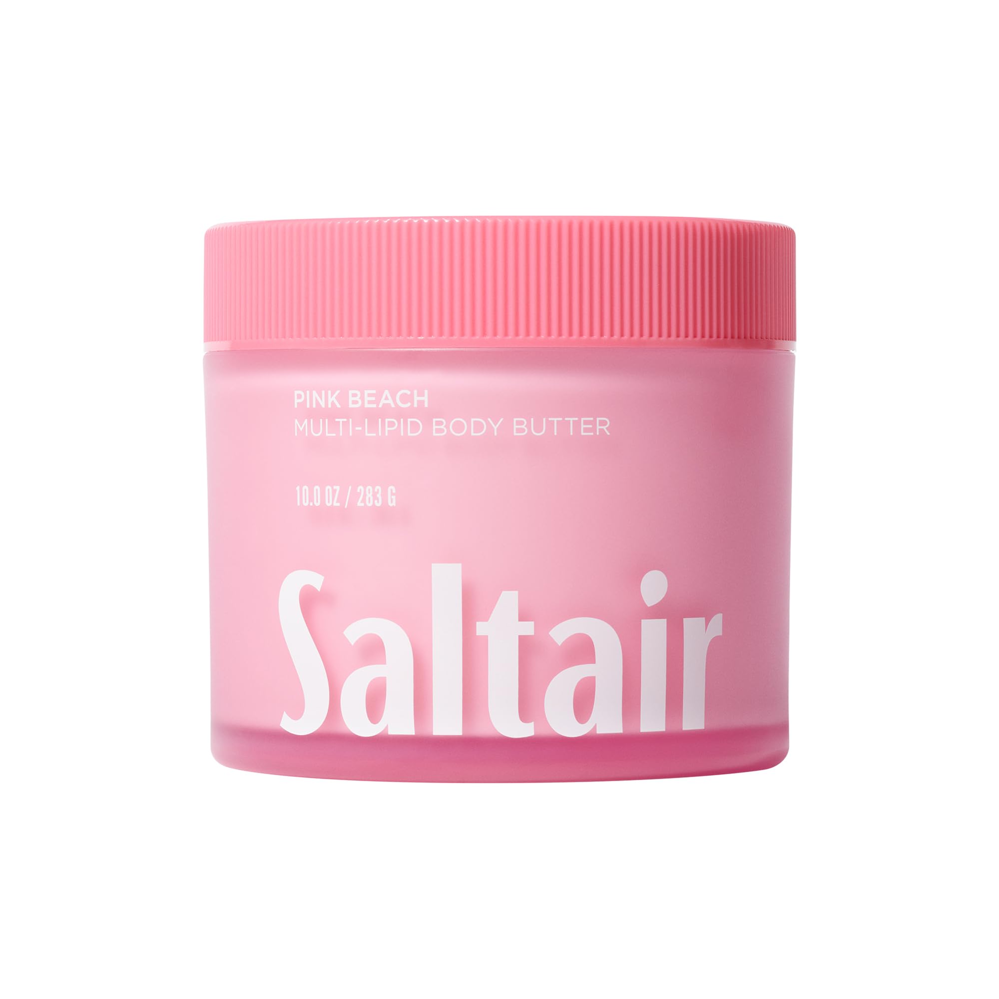 Saltair Multi-Lipid Body Butter jar demonstrates rich hydration for dry skin.