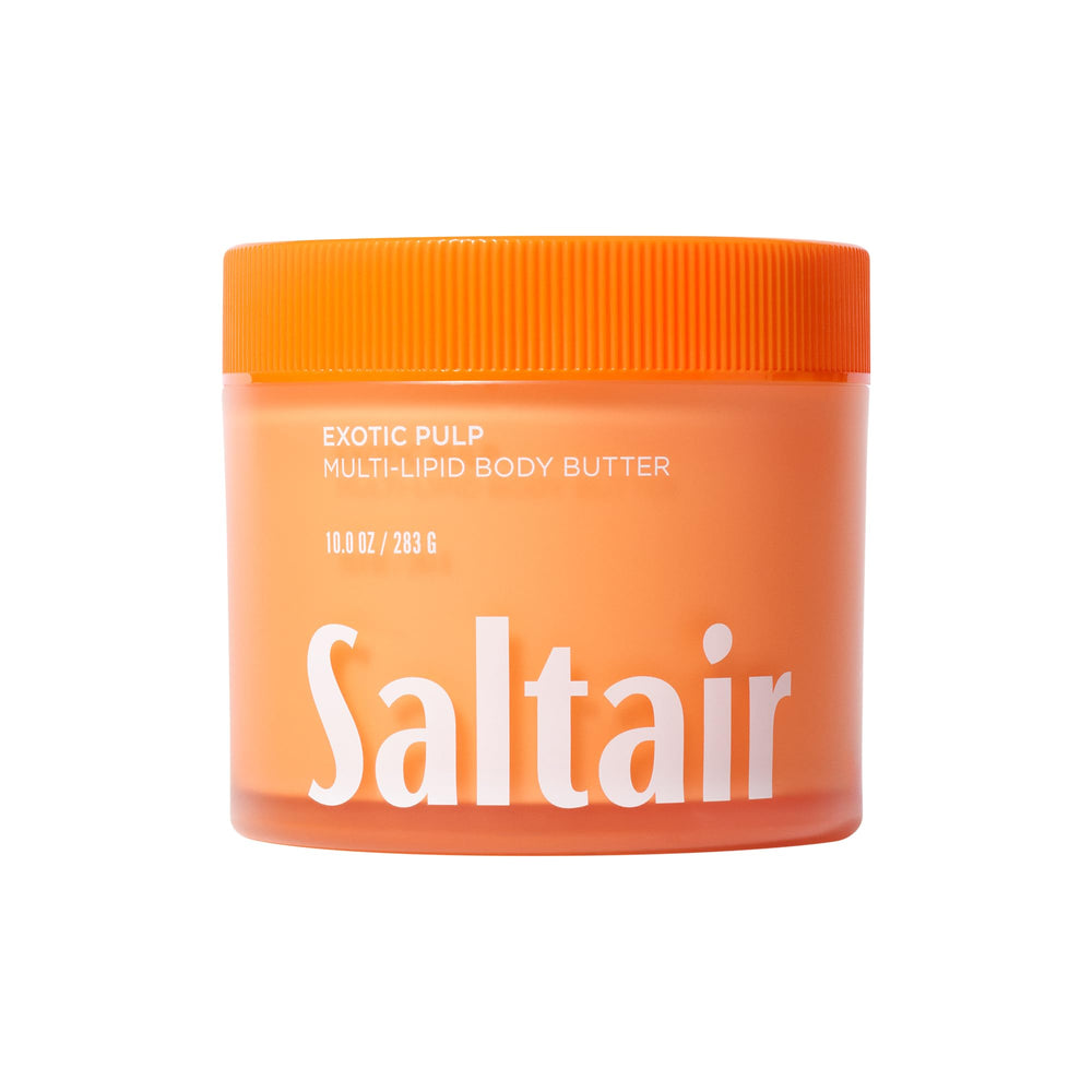 Saltair Multi-Lipid Body Butter jar showing rich hydration for dry skin