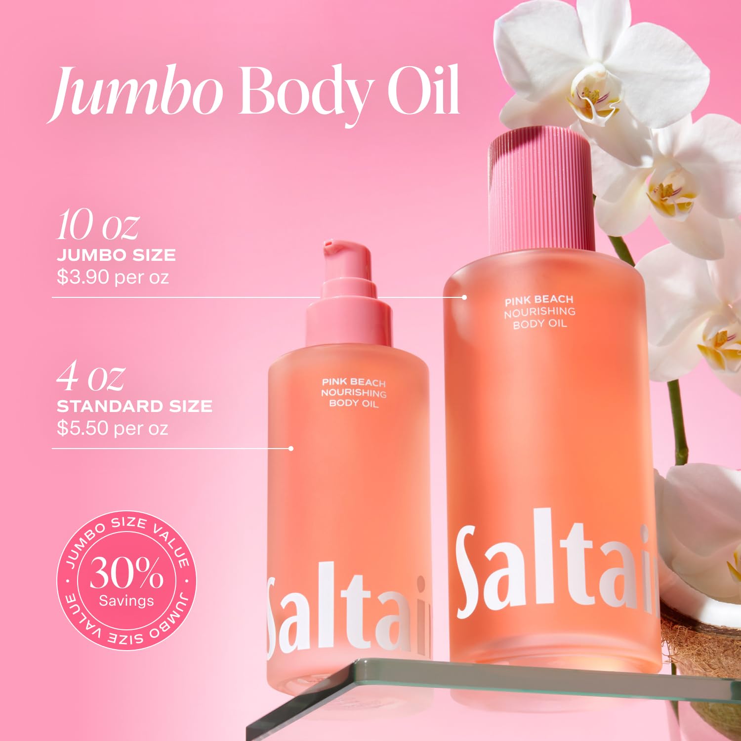 Saltair Pink Beach fragrance closeup evokes island warmth for a relaxing daily routine