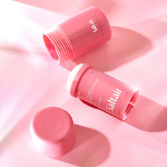 Saltair Pink Beach packaging on shelf communicates natural, clean beauty.