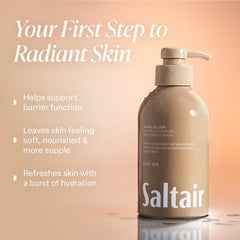 Saltair Santal Bloom creamy-lather highlights sandalwood and rose notes.