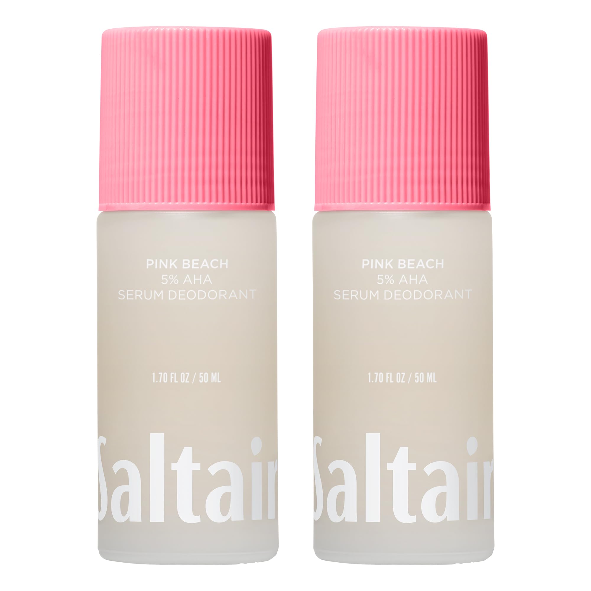 Saltair Serum Deodorant 2-pack on display highlighting long-lasting odor protection.