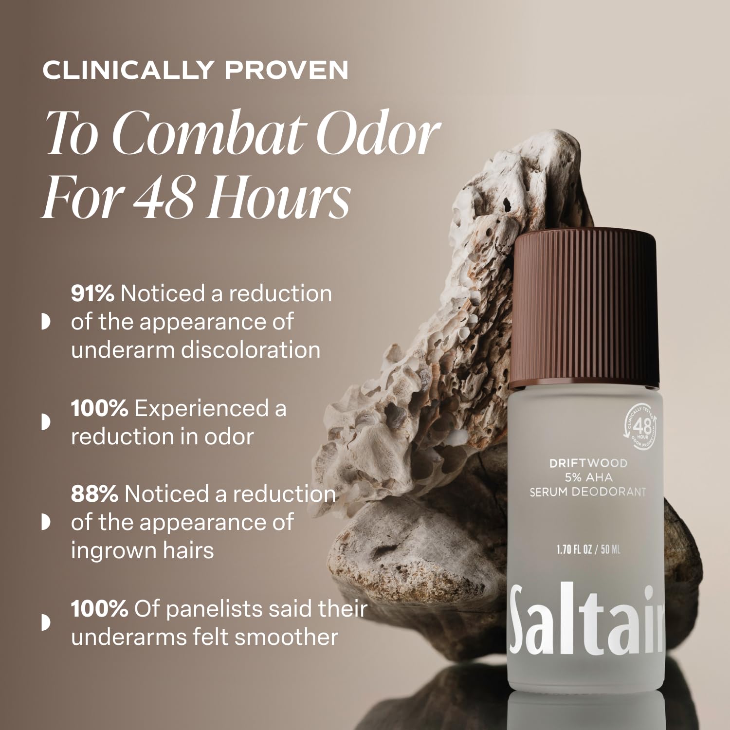 Saltair Serum Deodorant 2-Pack Travel Bottles ready for trips and daily use.