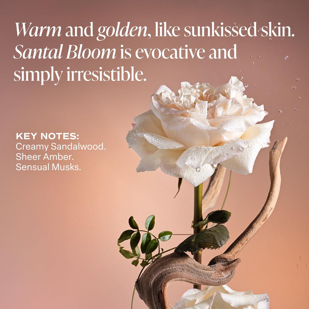 Saltair Serum Deodorant Santal Bloom travel pack scene emphasizes compact design.