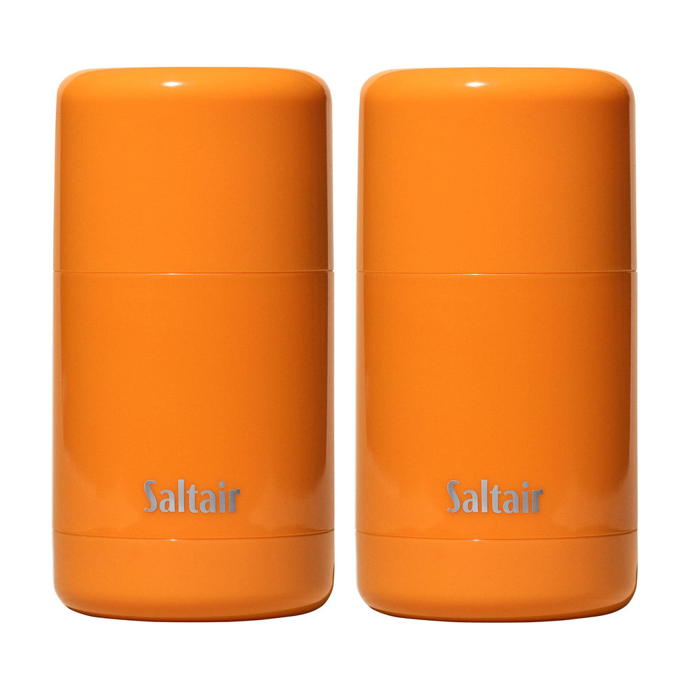 Saltair Skincare Deodorant Exotic Pulp stick demonstrates long-lasting odor control with a tropical scent.