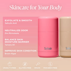 Saltair Skincare Deodorant Pink Beach scent closeup evokes island fragrance